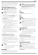 Preview for 15 page of DeWalt DCH072 Original Instructions Manual