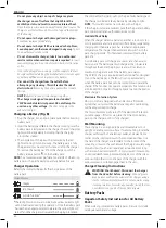 Предварительный просмотр 32 страницы DeWalt DCH263 Original Instructions Manual