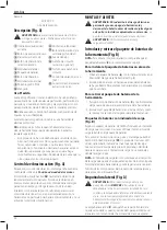 Предварительный просмотр 46 страницы DeWalt DCH263 Original Instructions Manual