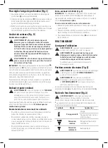 Предварительный просмотр 59 страницы DeWalt DCH263 Original Instructions Manual