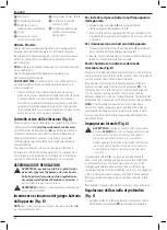 Предварительный просмотр 70 страницы DeWalt DCH263 Original Instructions Manual