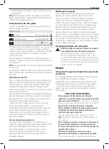 Предварительный просмотр 101 страницы DeWalt DCH263 Original Instructions Manual