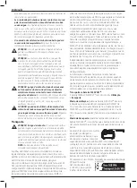 Предварительный просмотр 102 страницы DeWalt DCH263 Original Instructions Manual