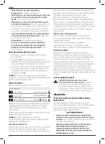 Предварительный просмотр 112 страницы DeWalt DCH263 Original Instructions Manual