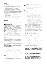 Предварительный просмотр 144 страницы DeWalt DCH263 Original Instructions Manual