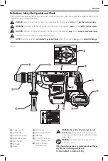 Предварительный просмотр 3 страницы DeWalt DCH733X2 Instruction Manual