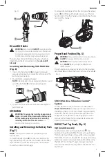 Предварительный просмотр 11 страницы DeWalt DCH733X2 Instruction Manual