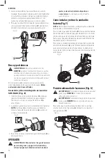 Предварительный просмотр 38 страницы DeWalt DCH733X2 Instruction Manual