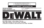 DeWalt DCHT860 Instruction Manual preview