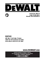 DeWalt DCHT895 Instruction Manual preview