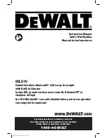 DeWalt DCL070 Instruction Manual preview