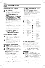 Preview for 4 page of DeWalt DCL077 Instruction Manual