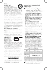 Предварительный просмотр 6 страницы DeWalt DCL077 Instruction Manual