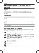 Preview for 6 page of DeWalt DCL510 Original Instructions Manual