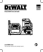 DeWalt DCLE34020 Manual preview