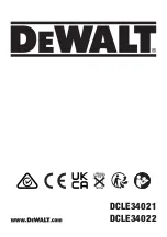 Preview for 1 page of DeWalt DCLE34021 Original Instructions Manual