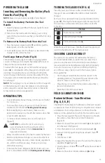 Preview for 33 page of DeWalt DCLE34031 Original Instructions Manual