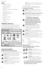 Preview for 86 page of DeWalt DCLE34031 Original Instructions Manual