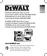 DeWalt DCLE34220 Instructions Manual preview