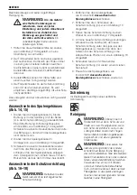 Preview for 30 page of DeWalt DCM561 Original Instructions Manual