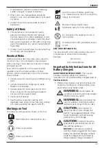 Preview for 35 page of DeWalt DCM561 Original Instructions Manual