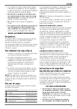 Preview for 49 page of DeWalt DCM561 Original Instructions Manual