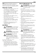 Preview for 107 page of DeWalt DCM561 Original Instructions Manual