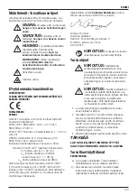 Предварительный просмотр 125 страницы DeWalt DCM561 Original Instructions Manual