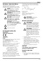 Preview for 137 page of DeWalt DCM561 Original Instructions Manual