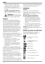 Preview for 142 page of DeWalt DCM561 Original Instructions Manual