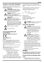 Предварительный просмотр 149 страницы DeWalt DCM561 Original Instructions Manual