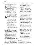 Preview for 58 page of DeWalt DCM562 Manual