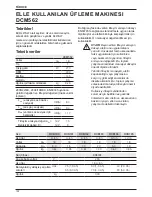 Preview for 134 page of DeWalt DCM562 Manual