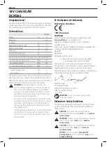 Предварительный просмотр 38 страницы DeWalt DCM565 Original Instructions Manual