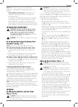 Preview for 47 page of DeWalt DCM565 Original Instructions Manual