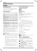 Предварительный просмотр 104 страницы DeWalt DCM565 Original Instructions Manual