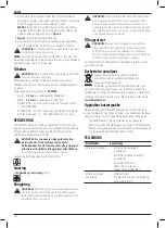 Preview for 134 page of DeWalt DCM565 Original Instructions Manual