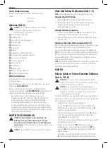 Preview for 192 page of DeWalt DCM565 Original Instructions Manual