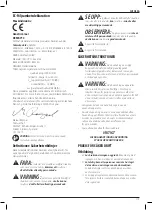 Preview for 121 page of DeWalt DCM5713 Original Instructions Manual