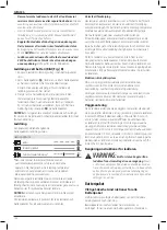 Preview for 124 page of DeWalt DCM5713 Original Instructions Manual