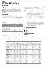 Предварительный просмотр 102 страницы DeWalt DCM572 Original Instructions Manual