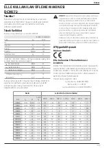 Предварительный просмотр 111 страницы DeWalt DCM572 Original Instructions Manual