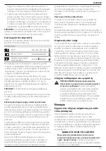 Предварительный просмотр 125 страницы DeWalt DCM572 Original Instructions Manual