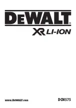 DeWalt DCM575 Original Instructions Manual preview