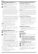 Preview for 16 page of DeWalt DCM575 Original Instructions Manual