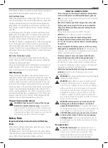 Preview for 33 page of DeWalt DCM848 Original Instructions Manual