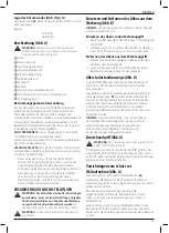 Preview for 25 page of DeWalt DCM849 Instructions Manual