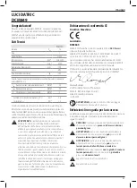 Preview for 65 page of DeWalt DCM849 Instructions Manual