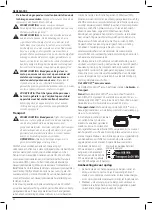 Preview for 84 page of DeWalt DCM849 Instructions Manual