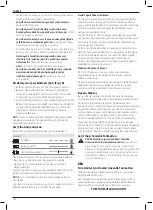 Preview for 140 page of DeWalt DCM849 Instructions Manual